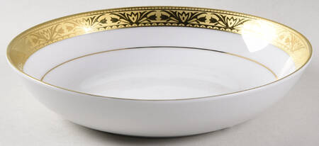 Etched in Gold Coupe Soup Bowl