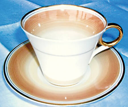 Swirls Brown and Ivory by Shelley