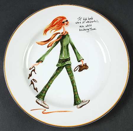 Spring Cleaning Salad/Dessert Plate