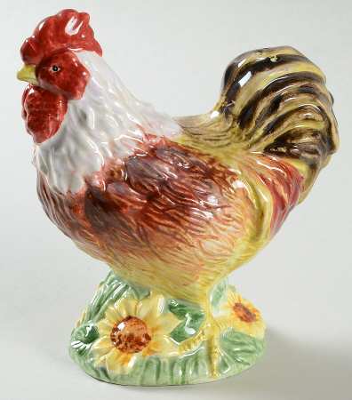 Chanticleer Figural Pepper Shaker for Napkin Holder
