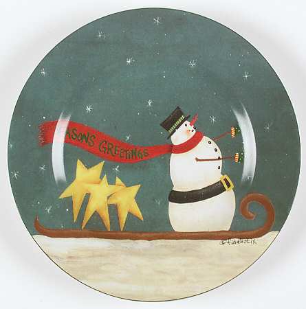 Winter Journey Salad Plate