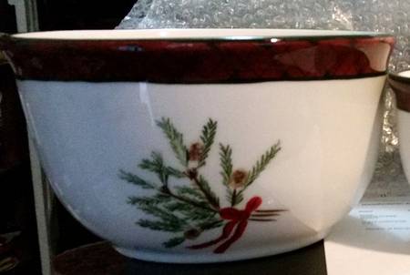 Holiday Greens 8" Mixing Bowl