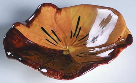 Pansy Yellow Brown by Stangl