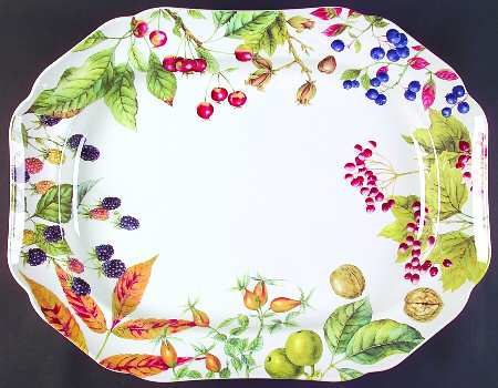 Woodland Harvest 19" Rectangular Serving Platter