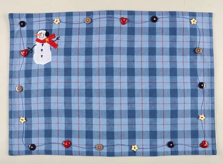 Button Tree Button Up Cloth Placemat