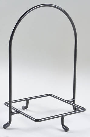 Sorrento Ruby Metal Caddy for Set of 8 Square Bread & Butter Pla