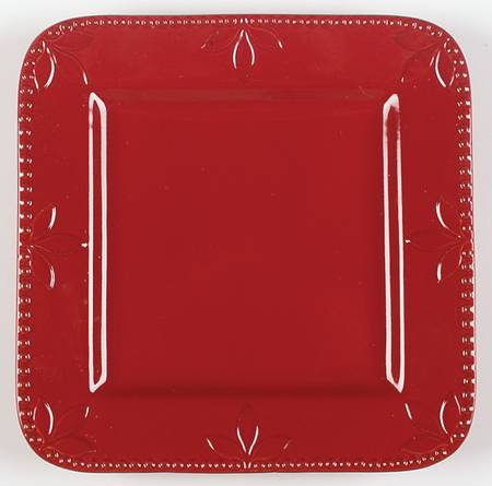 Sorrento Ruby Square Dinner Plate