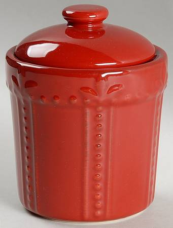 Sorrento Ruby Sugar Bowl & Lid