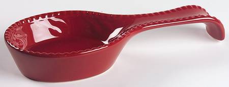 Sorrento Ruby Spoon Rest/Holder (Holds 1 Spoon)