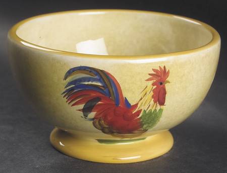 Fair Weather Friends Gold 5" Footed Bowl