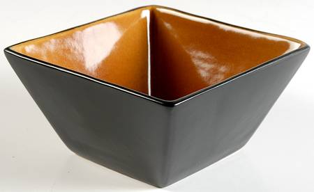 Mandalay Brown (Square) Soup/Cereal Bowl