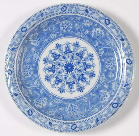 Blue Trevi Salad Plate