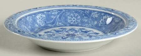 Blue Trevi Rim Soup Bowl