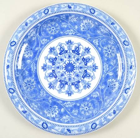 Blue Trevi Luncheon Plate
