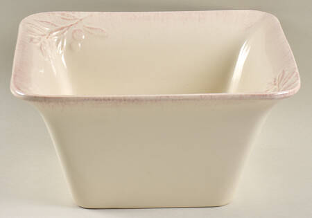 Campagna Ivory 9" Square Salad Serving Bowl