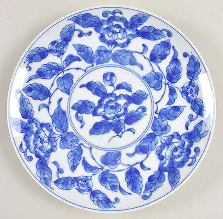 Blue and White by Sadek