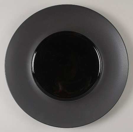 Kyoto Black 12" Chop Plate (Round Platter) by Sasaki