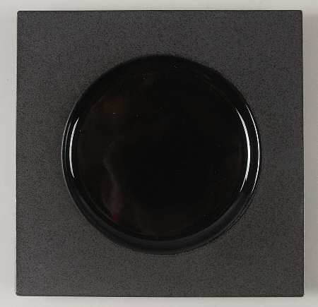 Kyoto Black Square Salad Plate by Sasaki