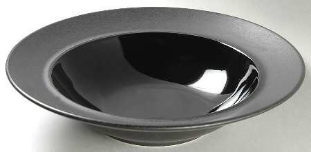 Kyoto Black Rim Soup Bowl by Sasaki