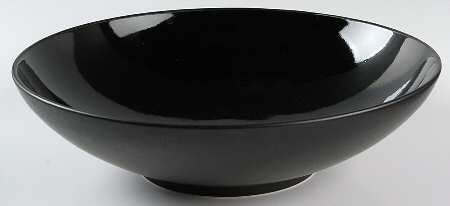 Kyoto Black Hostess Bowl by Sasaki