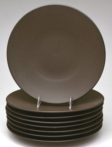 Simplicity Brown Dinner Plate - Set of 8