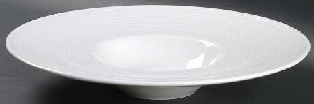 Spin White 11" Hors d'Oeuvre Plate