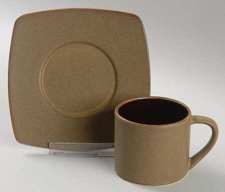 Kyoto Bronze Espresso Cup and Saucer Set