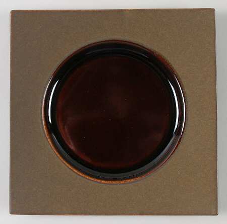 Kyoto Bronze Square Salad Plate