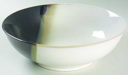 Eclipse Black Soup/Cereal Bowl by Sango