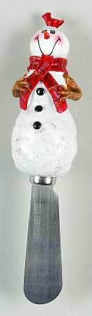 Snowmen Portraits (Hand Painted) Individual Spreader