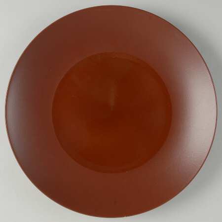 Zen Cinnabar 12" Chop Plate (Round Platter) by Sasaki