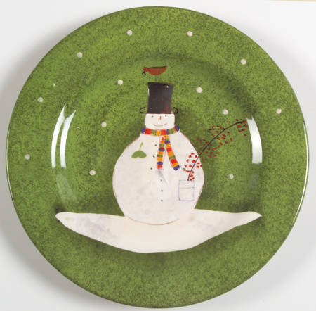 Snowmates Green Salad Plate