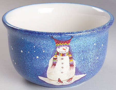 Snowmates Blue Soup/Cereal Bowl