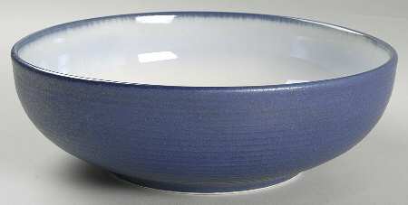 Carousel Blue 9" Round Vegetable Bowl