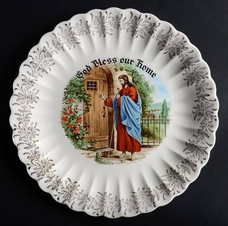 God Bless Our Home Luncheon Plate