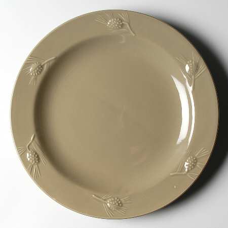 Embossed Pinecone Moss Green