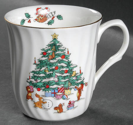 Whimsical Christmas (Swirl, Gold Trim) by Salem