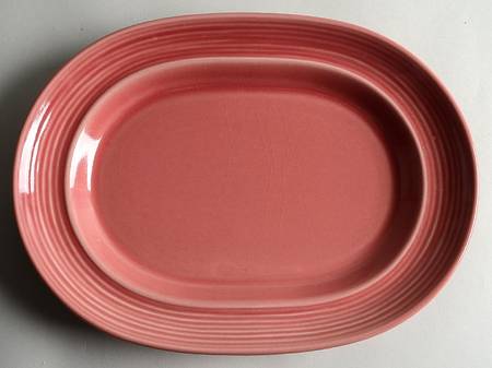 Carnivale Tangerine 13" Oval Serving Platter