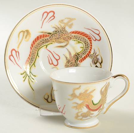231 Footed Demitasse Cup & Saucer Set