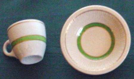 STR118 Flat Cup & Saucer Set