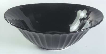 Dynasty Black 11" Oval Vegetable Bowl