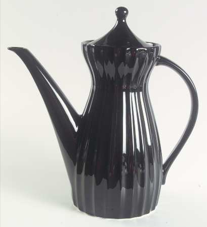 Dynasty Black Coffee Pot & Lid