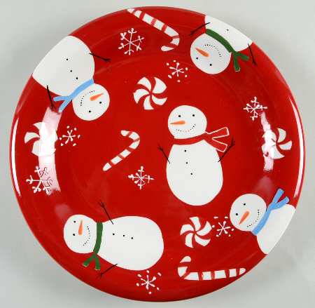 Peppermint Lane Dinner Plate