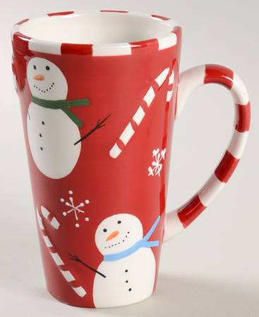 Peppermint Lane Latte Mug