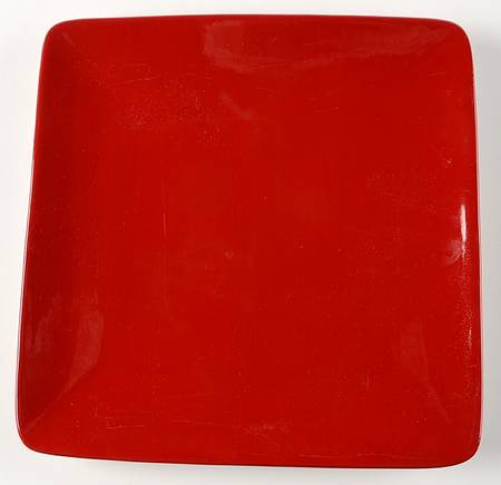 Peppermint Lane Square Dinner Plate