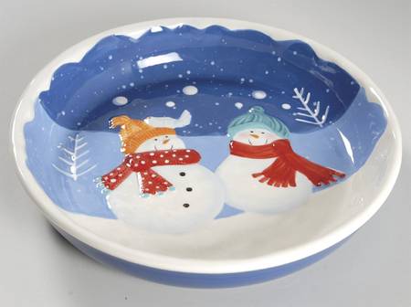 Snow Days Pie Serving Plate
