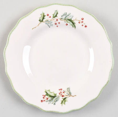 Holly Berry Appetizer Plate