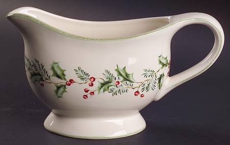 Holly Berry Gravy Boat