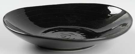 Spa Black 9" Individual Pasta Bowl by Sasaki