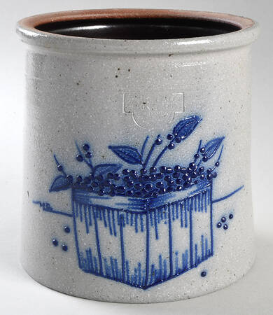 Blueberry Basket 80 Oz Open Crock